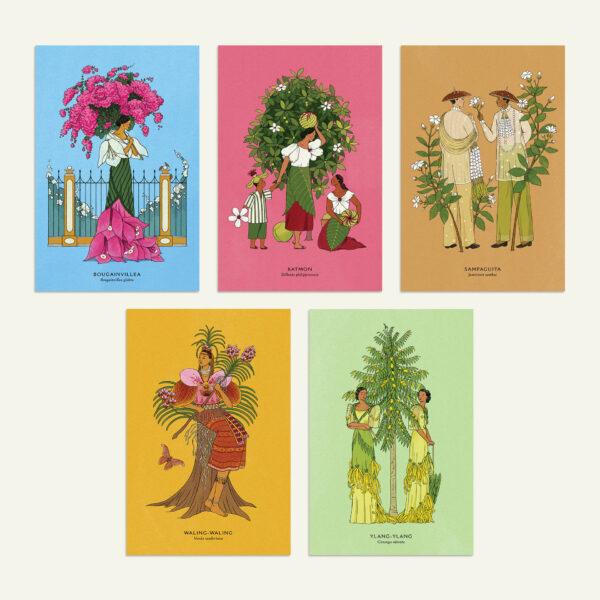 Filipiniana Flora Postcard Set